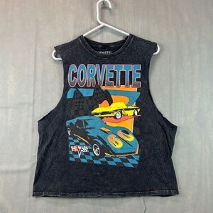 Chemistry Chevrolet Corvette Graphic Muscle Tee MEDIUM Mens